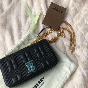 BURBERRY Black Mini Lola Bag